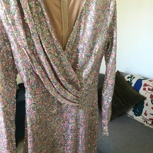 NWT Marissa Sequin Midi Dress